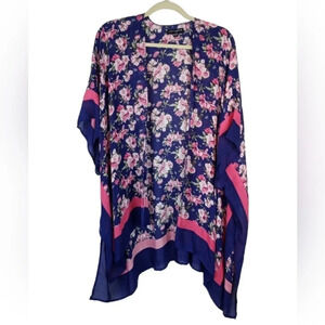 Mario Serrani Italy Kimono Floral One size